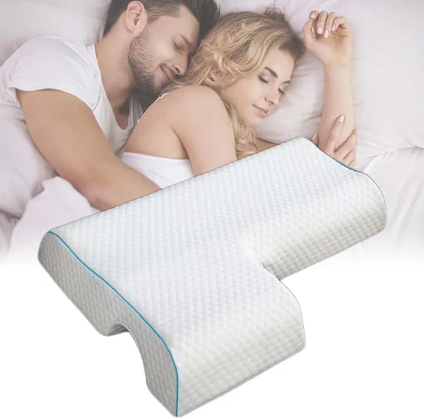L shaped sleeper pillow - وسادة نائمة على شكل حرف L