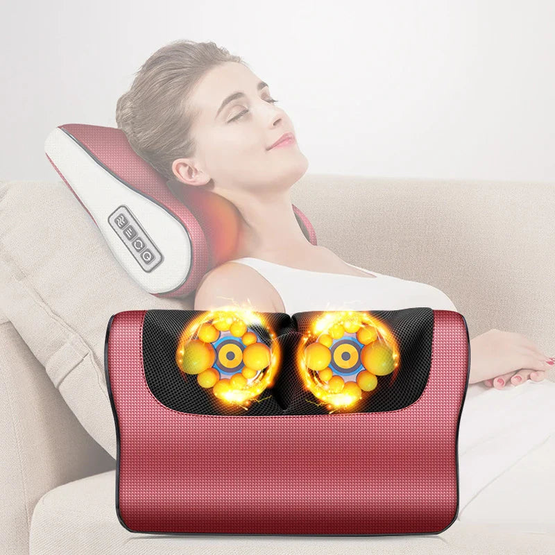 ꜱᴍᴀʀᴛʜᴀᴠᴇɴ™ Red Pillow Massager – جهاز تدليك الوسادة الحمراء