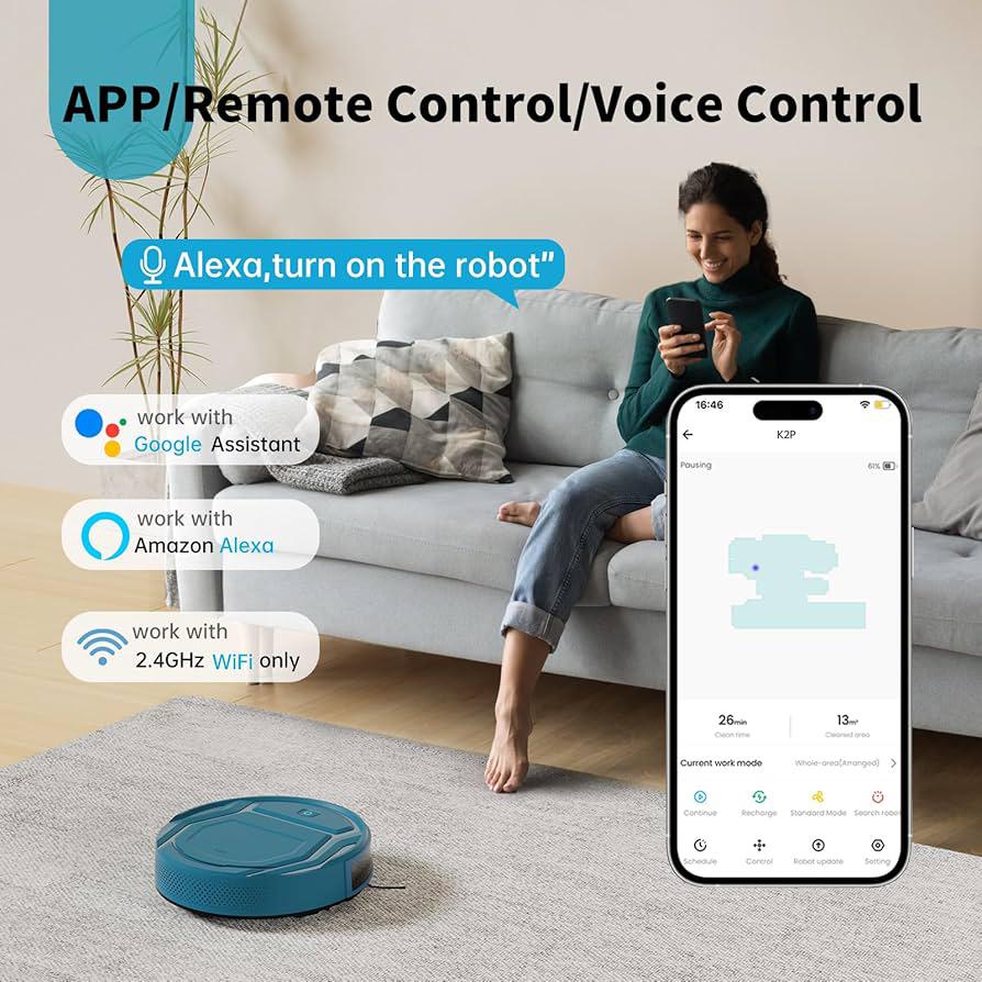 ꜱᴍᴀʀᴛʜᴀᴠᴇɴ™Smart Robotic Vacuum Cleaner | المكنسة الذكية الروبوتية