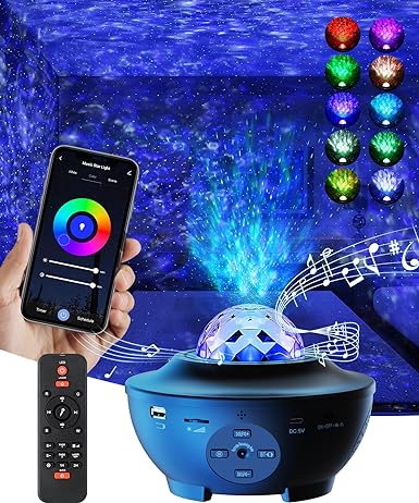ꜱᴍᴀʀᴛʜᴀᴠᴇɴ™ Galaxy Ocean Light Projector – بروجكتر ضوء المجرة والمحيط