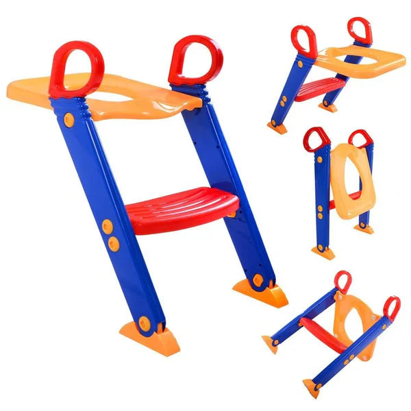 ɢᴜʟꜰʟᴜx™ Kid's Ladder Toilet Trainer – مدرب المرحاض للأطفال مع سلم