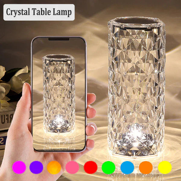 ꜱᴍᴀʀᴛʜᴀᴠᴇɴ™ LED Crystal Table Lamp – مصباح الطاولة الكريستالي LED
