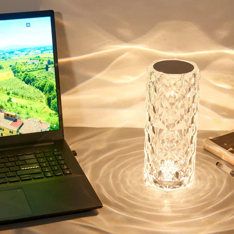 ꜱᴍᴀʀᴛʜᴀᴠᴇɴ™ LED Crystal Table Lamp – مصباح الطاولة الكريستالي LED